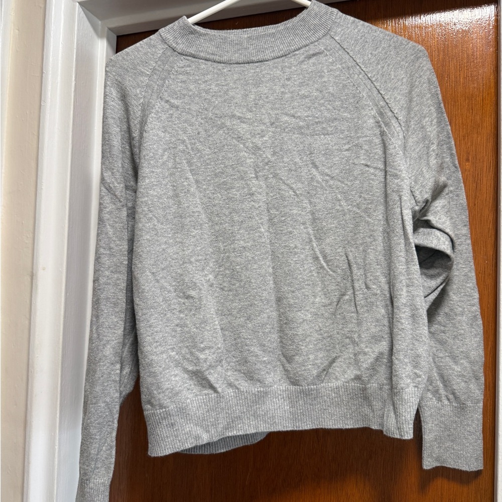 A New Day Heather Gray Knit Sweater